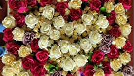Ein Herz aus Rosen