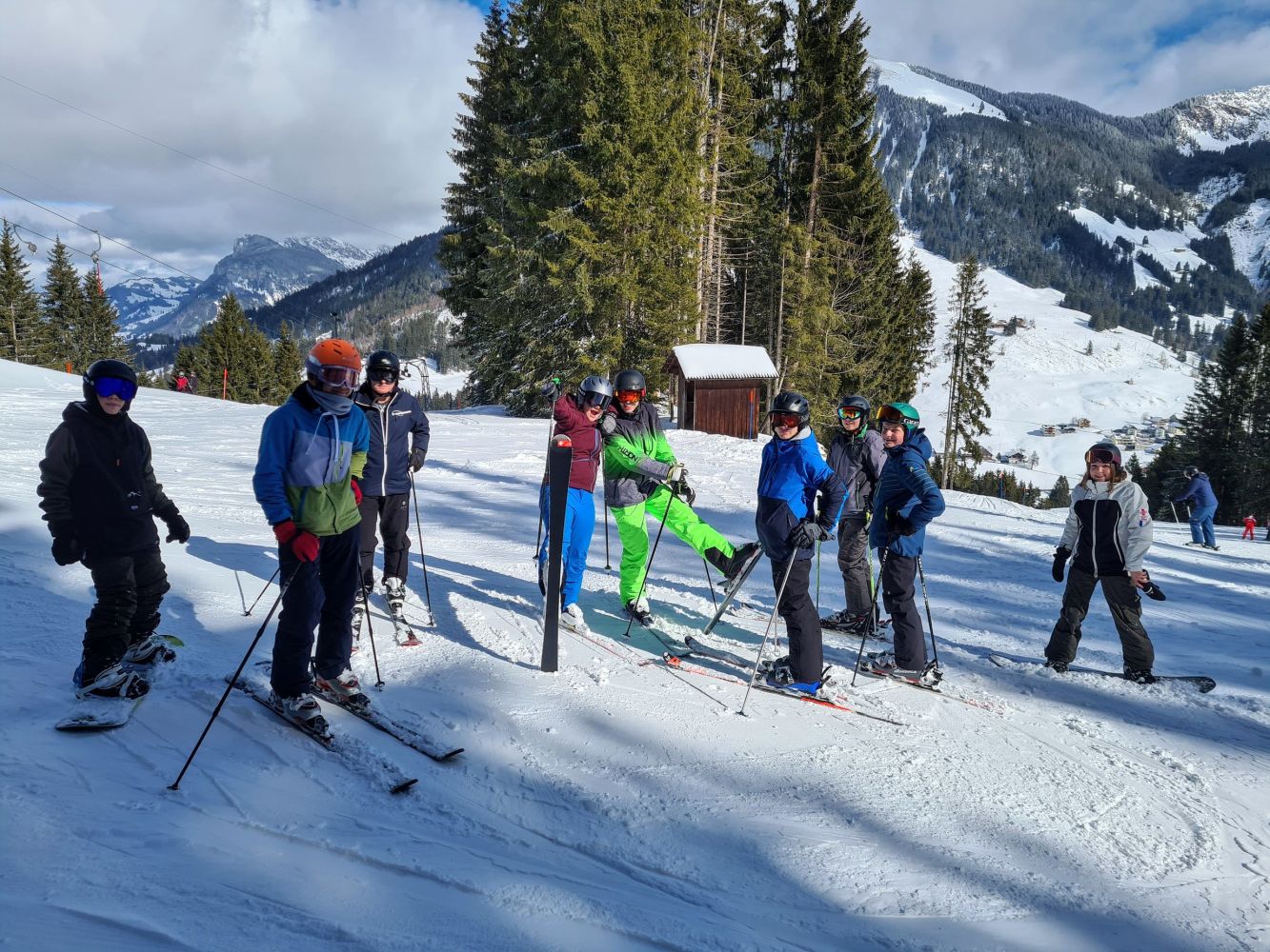 Viel Spass im Schnee an den Schneesporttagen