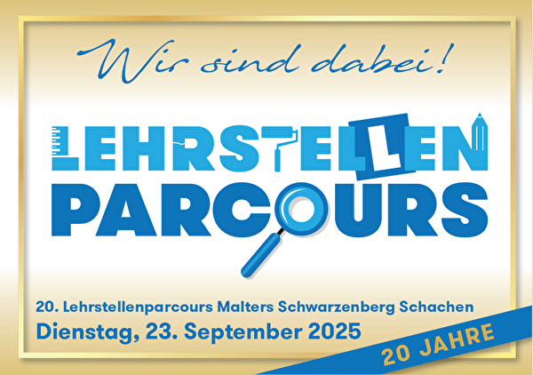 Flyer Lehrstellenparcours 2025