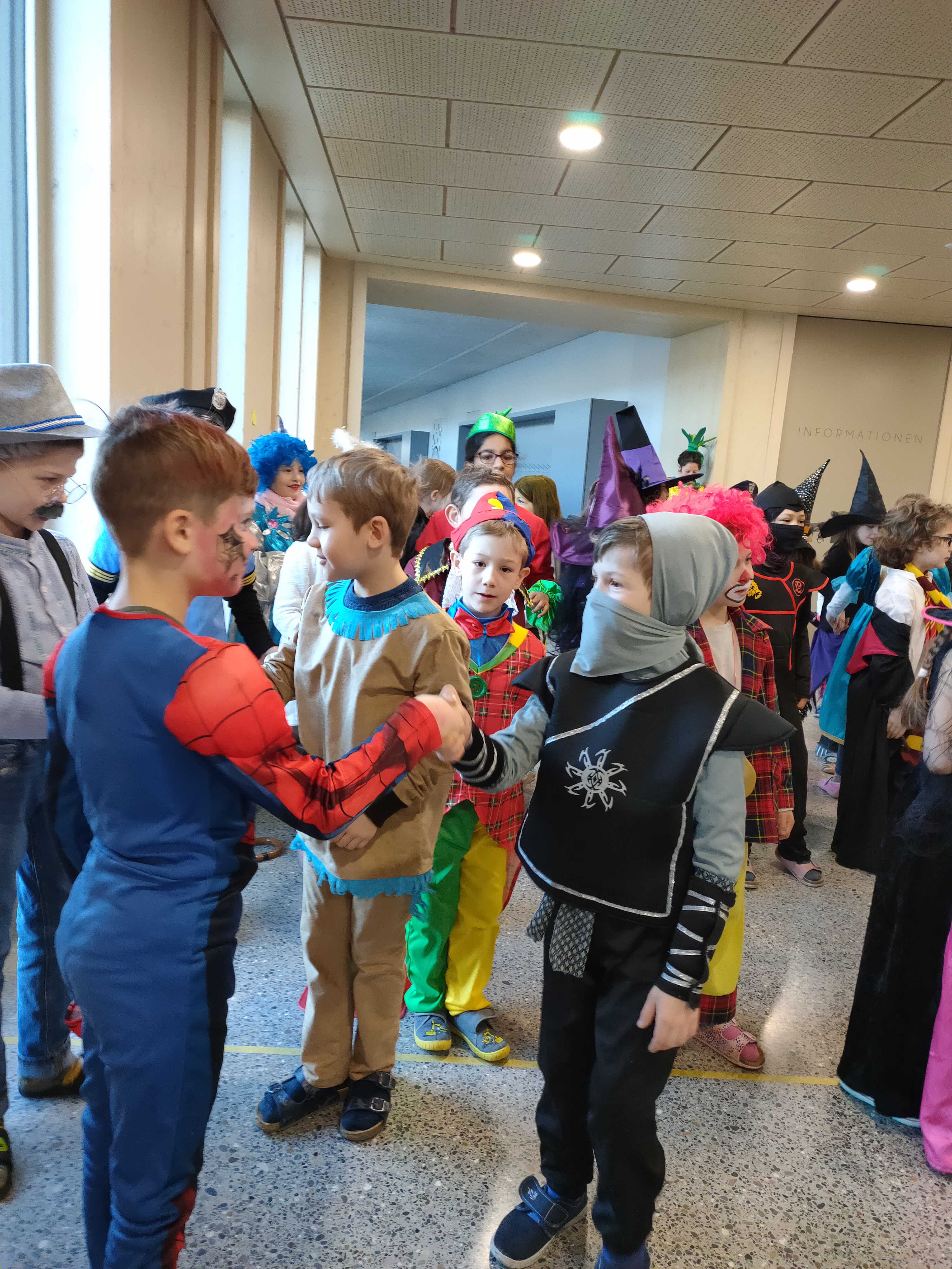 Lustige Gestalten an der Fasnacht