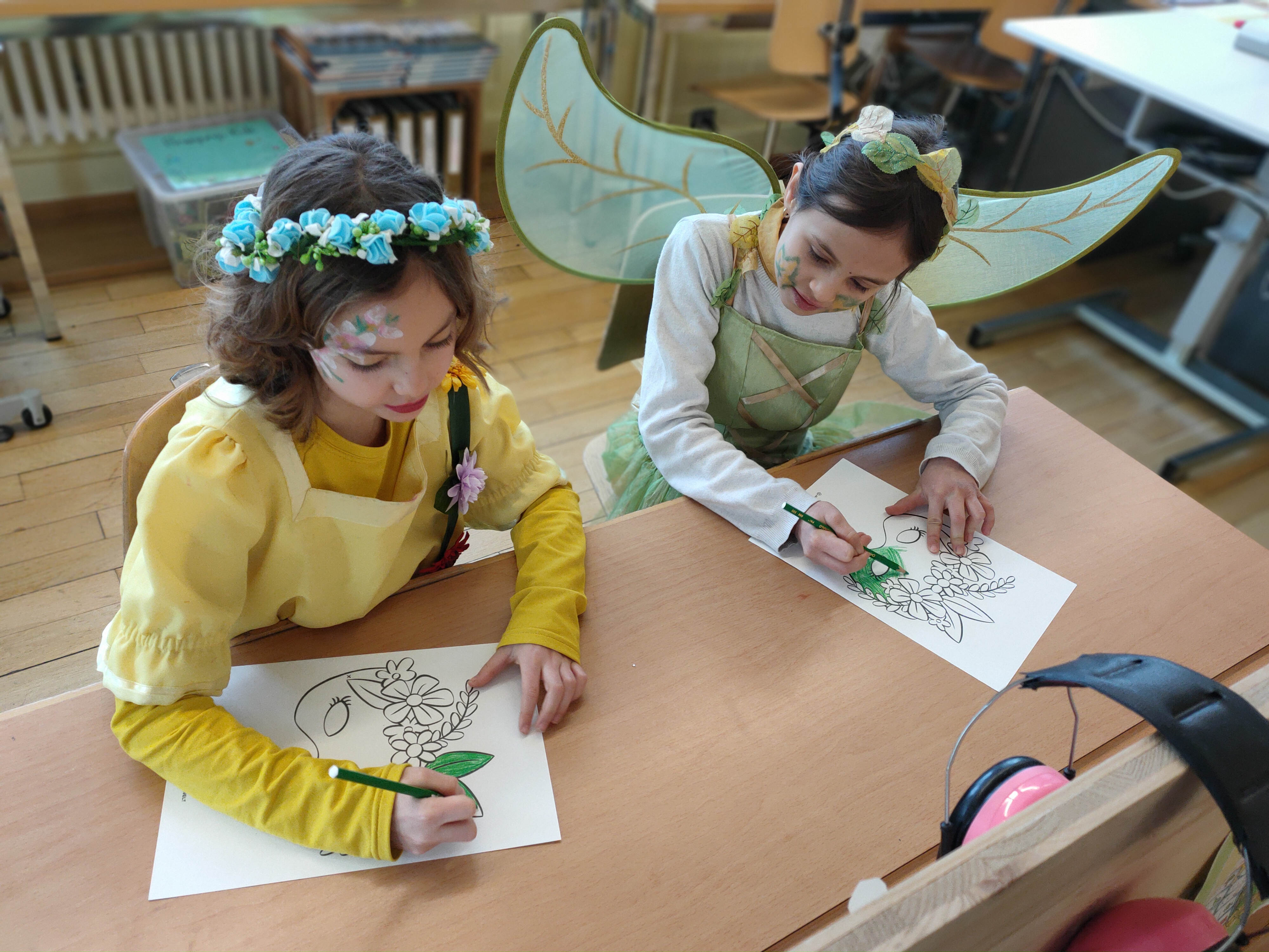 Lustige Gestalten an der Fasnacht