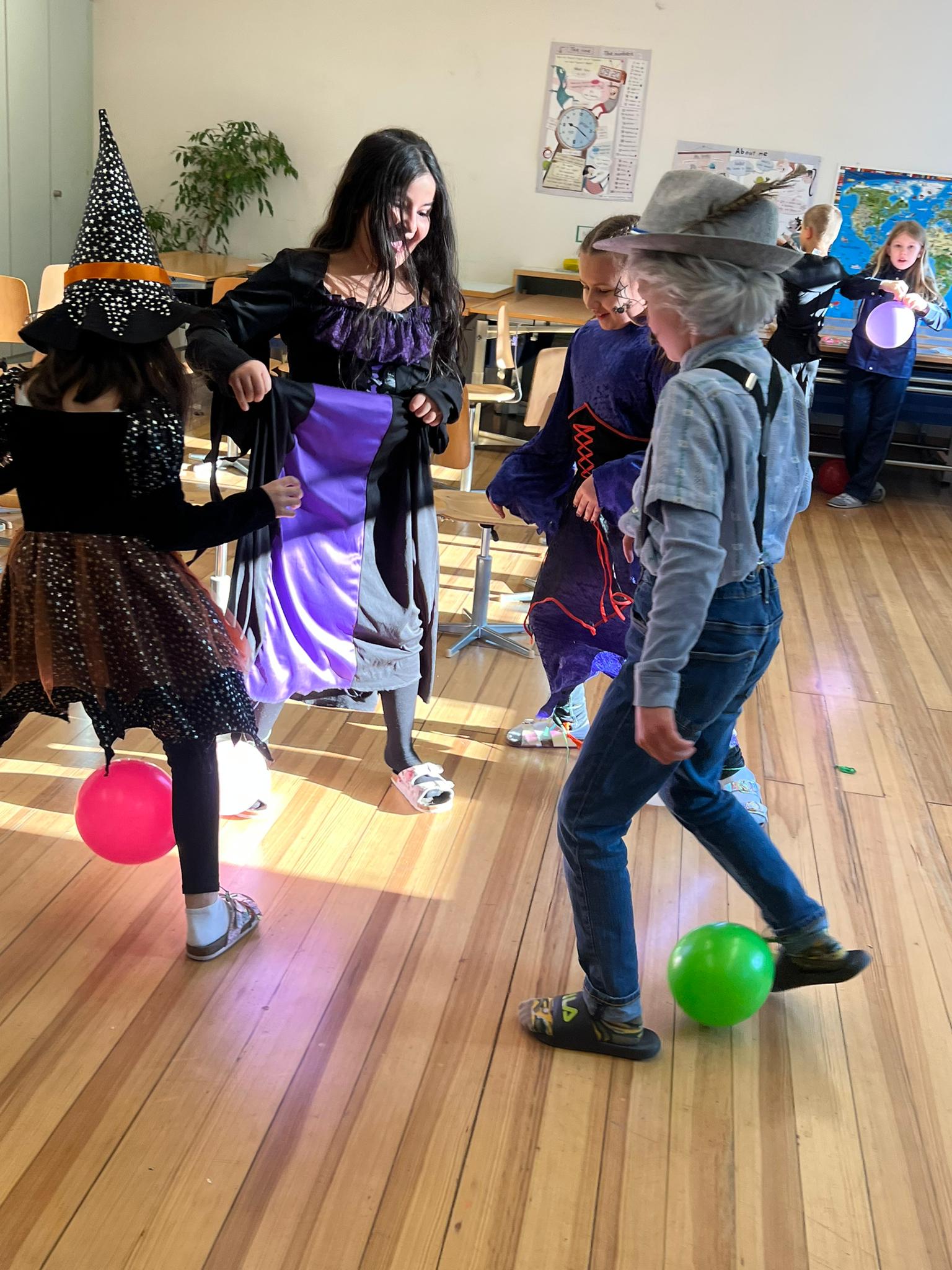 Lustige Gestalten an der Fasnacht