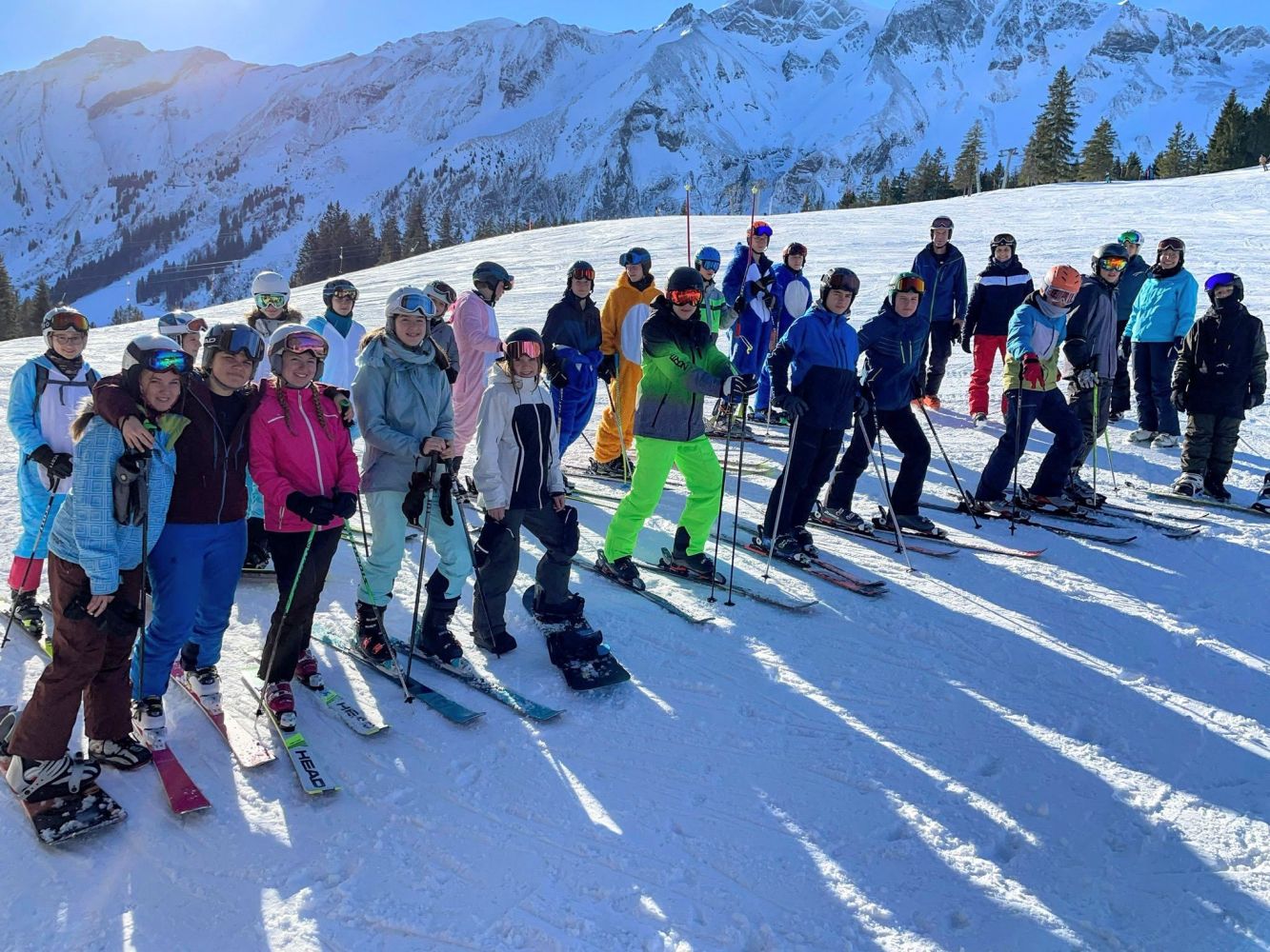 Viel Spass im Schnee an den Schneesporttagen