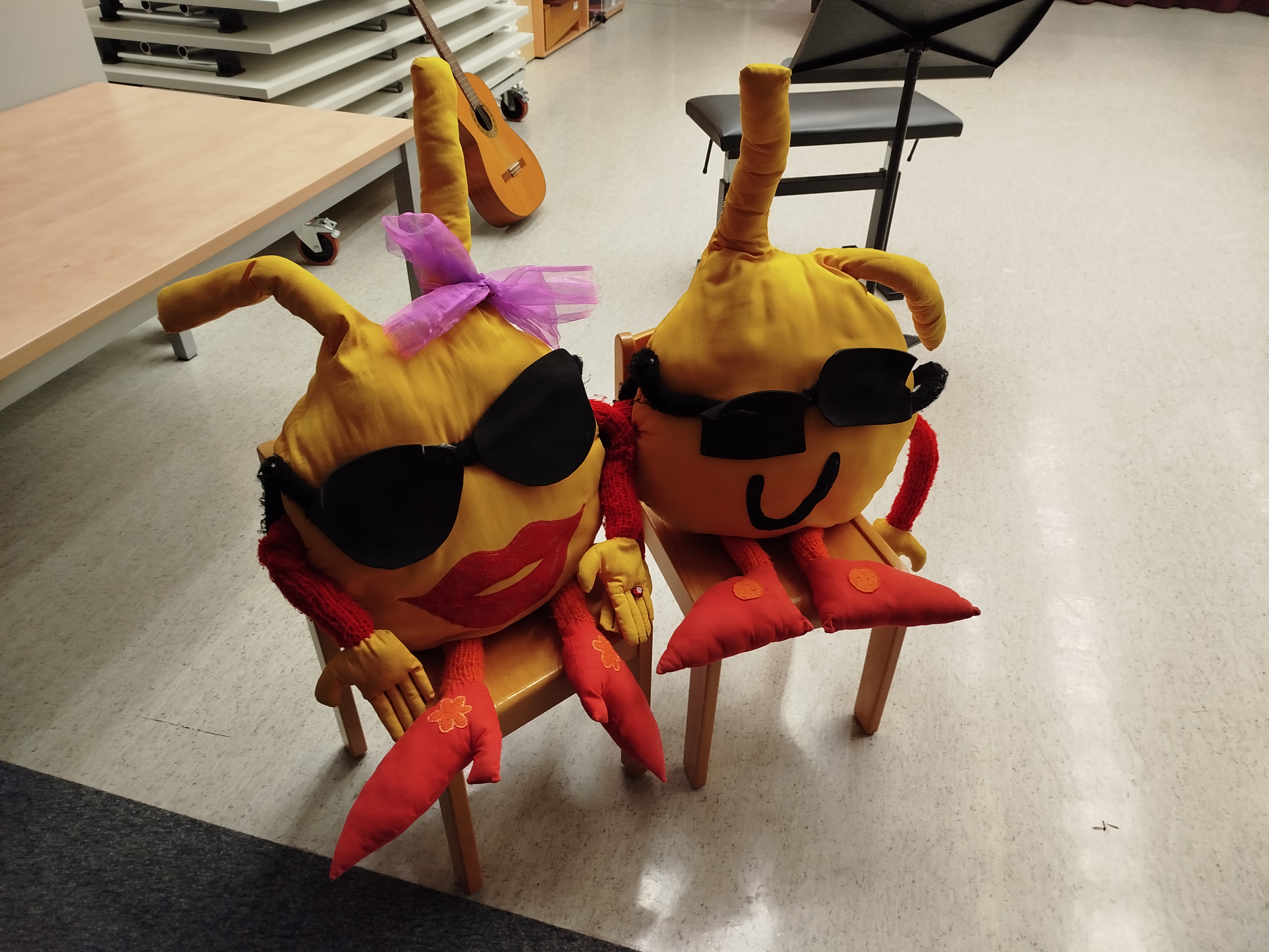 Maskottchen Prikli und Prikline
