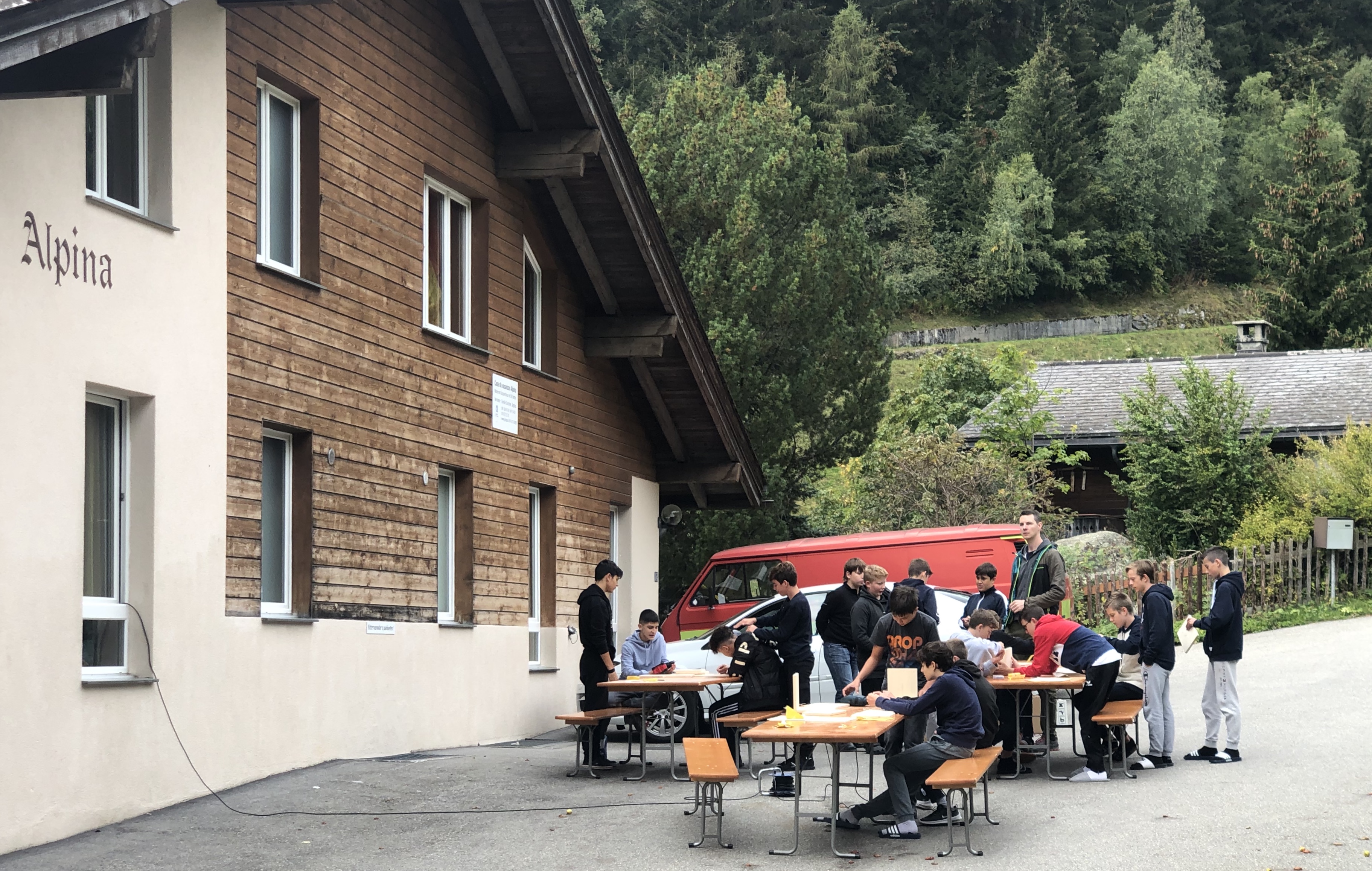 Bau eines Insektenhotels