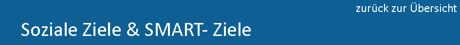 Sozial und Smartziele