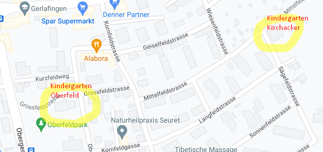 Kindi Oberfeld, Kirchacker