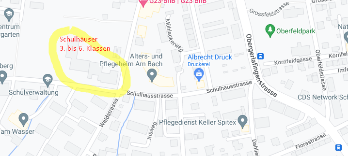 3. bis 6. Klassen