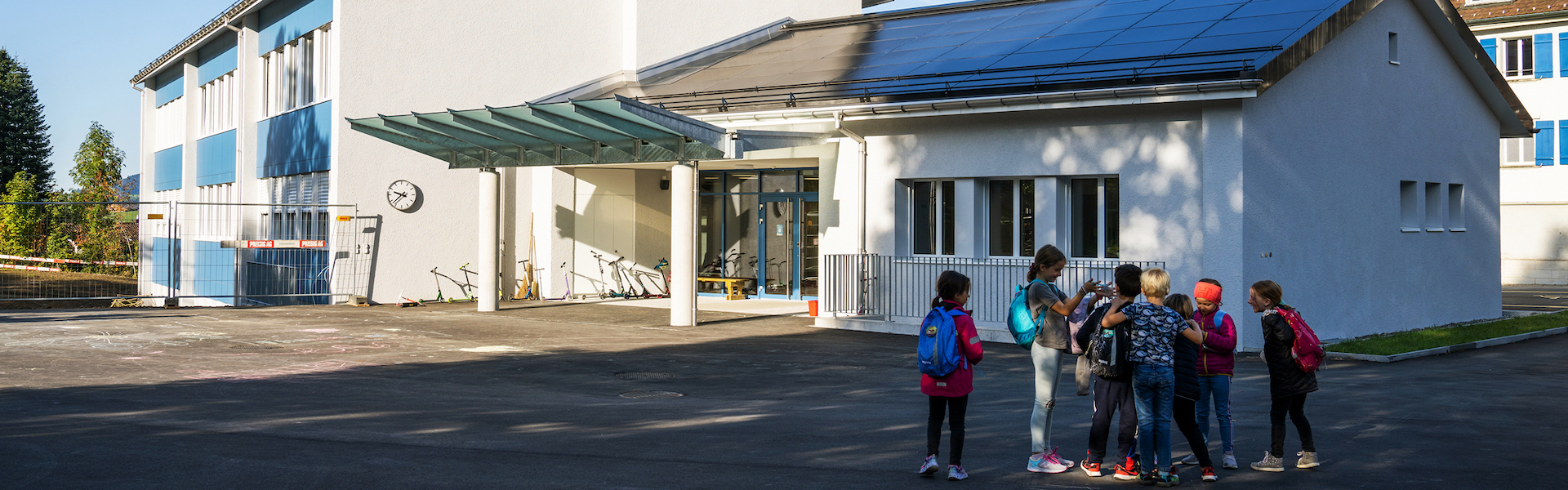 Bannerfoto Primarschule Niederteufen