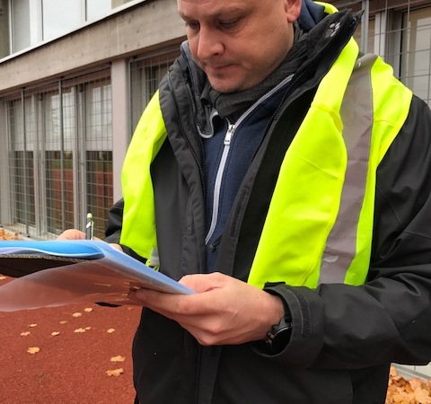 Brandübung Schulhaus Halden vom 09.11.2017