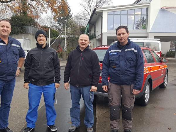 Brandübung Schulhaus Kastels vom 08.11.2017