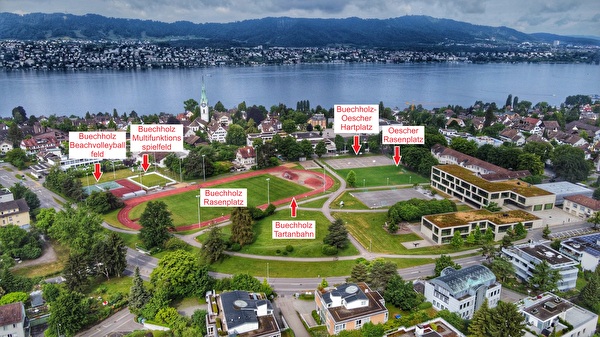 Luftbild Aussenanlagen Buechholz Oescher