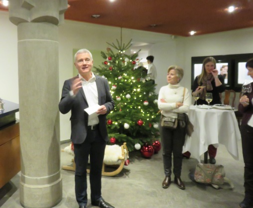 Urs Landolt bei der Dankesrede