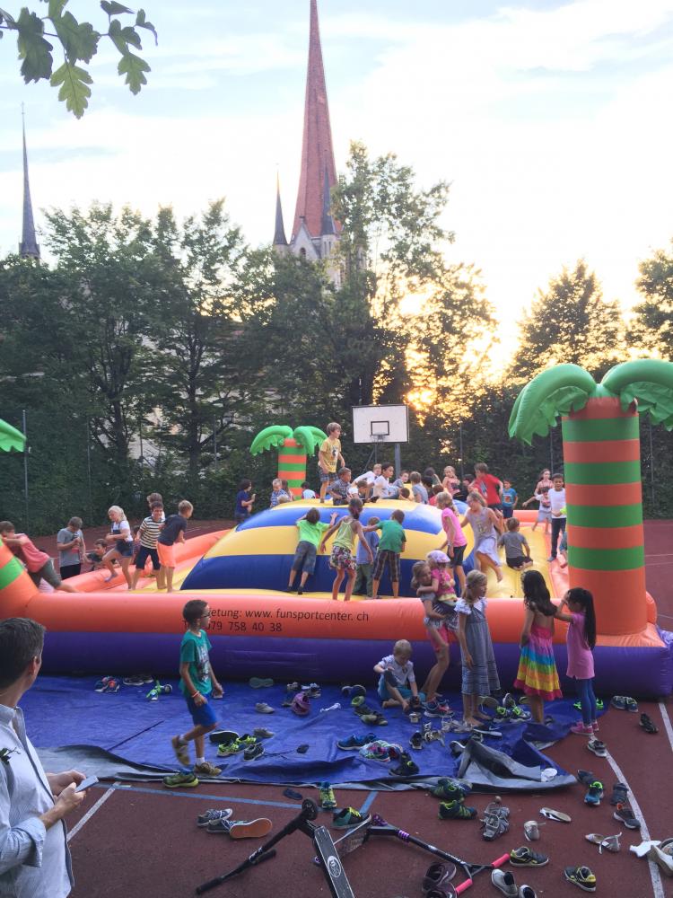 Sie wurde rege genutzt und war zeitweise völlig eingenommen von den Kindern vom Kirchmatt