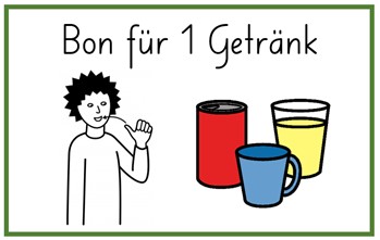 Alle Schülerinnen und Schüler erhielten einen Getränke-Bon.