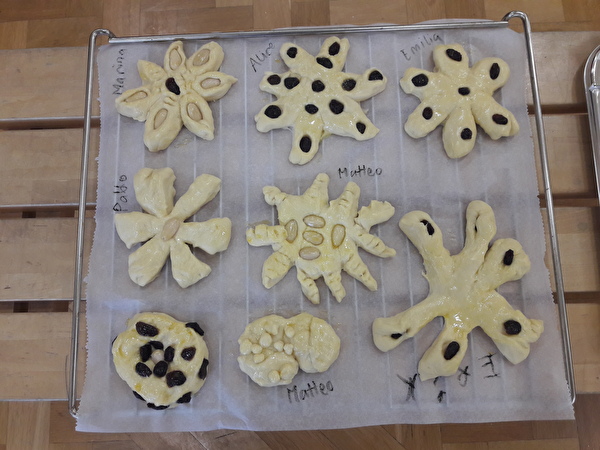 Feine Guezli selber gebacken, weihnachts Sterne 