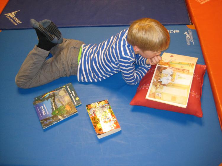 ... und natürlich gelesen.