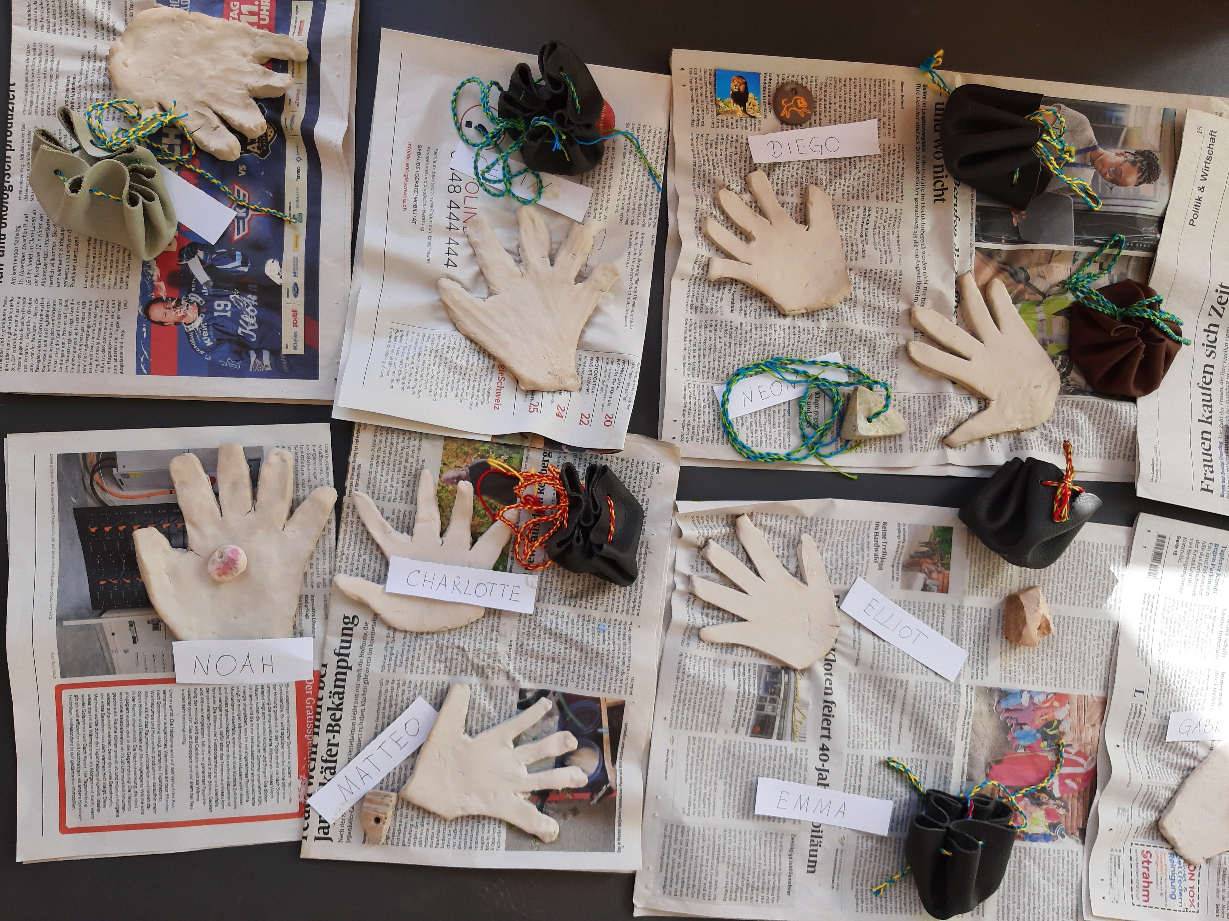 Impressionen aus der Projektwoche der Schule Dorf/Feld (Bilder: Schule Kloten, NF)