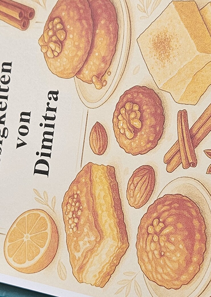 Rezeptheft «Griechische Traditionelle Süssigkeiten» von Dimitra