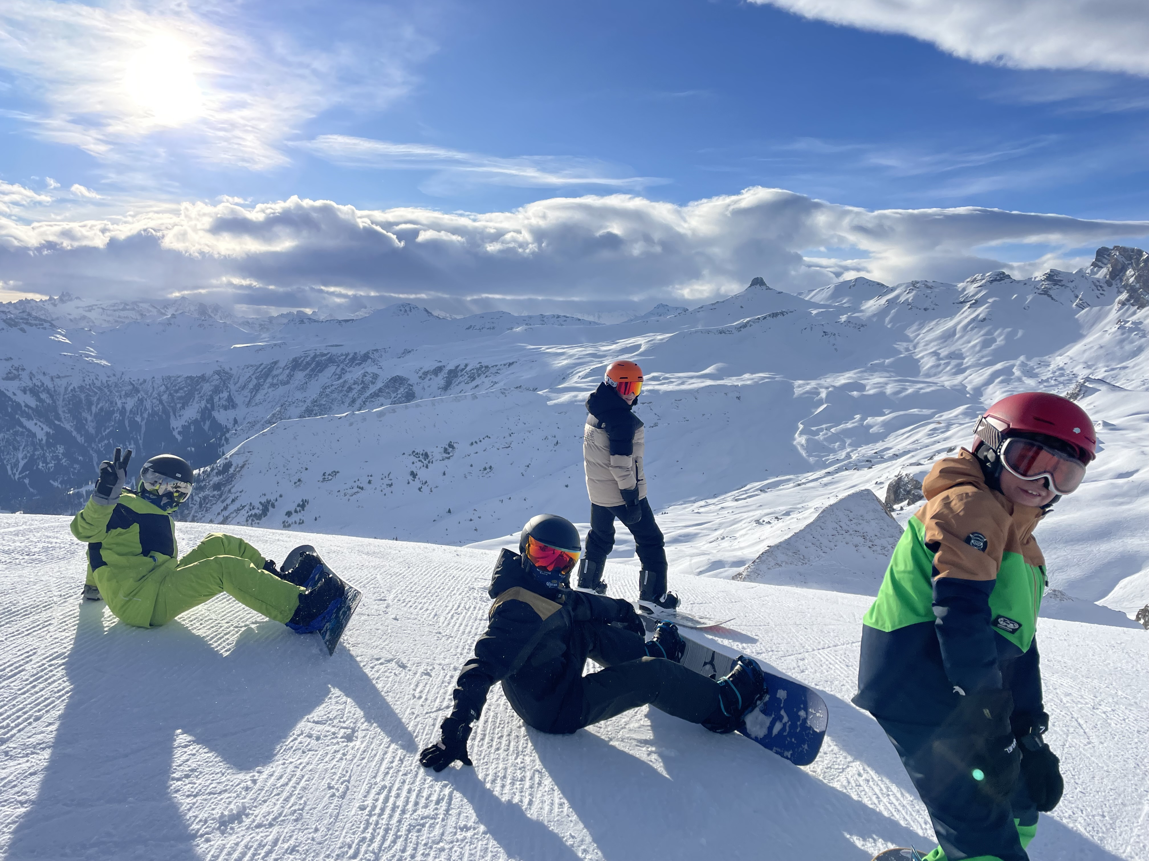 Snowboard fahren