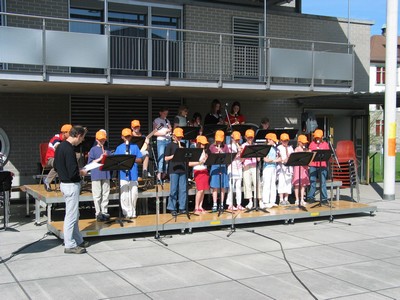 Konzert vor der Aula