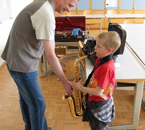 I möcht Saxofon lernen...