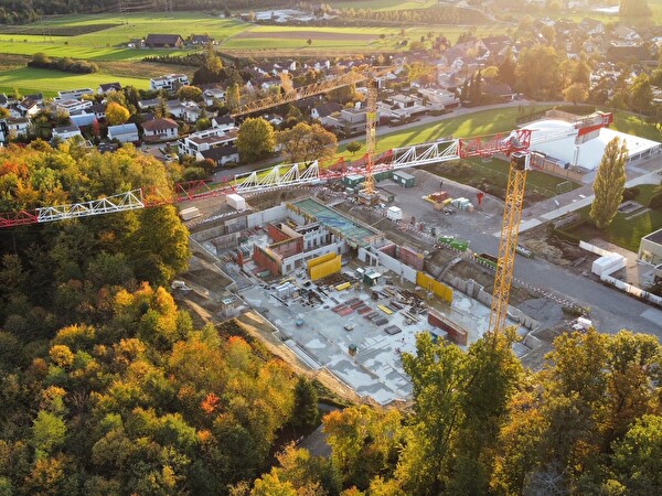 Drohnenaufnahme Baustelle