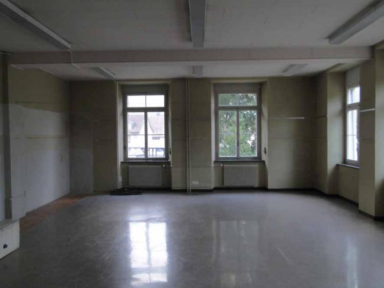 Die Schulzimmer sind vollständig ausgeräumt.