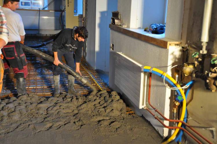 ... Beton nötig.