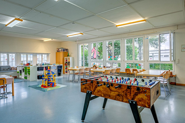 Bild eines Gruppenraumes in der Schülerbetreuung KidzClub