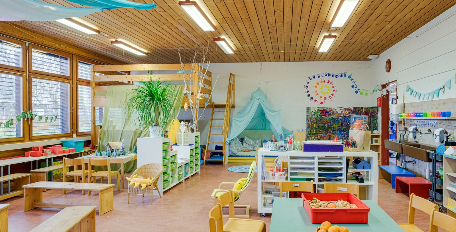 Bild eines Kindergartenzimmers