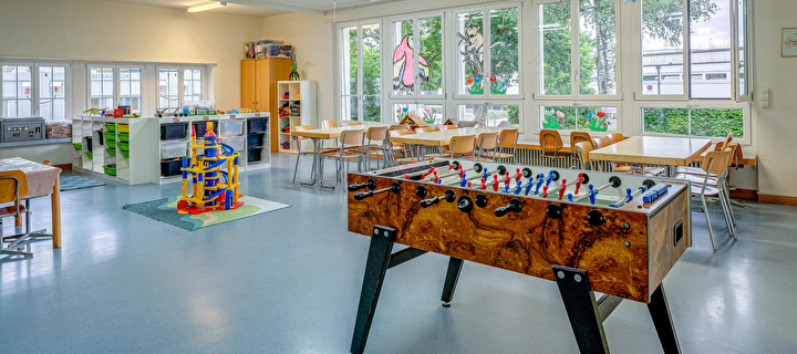 Bild eines Gruppenraumes in der Schülerbetreuung KidzClub