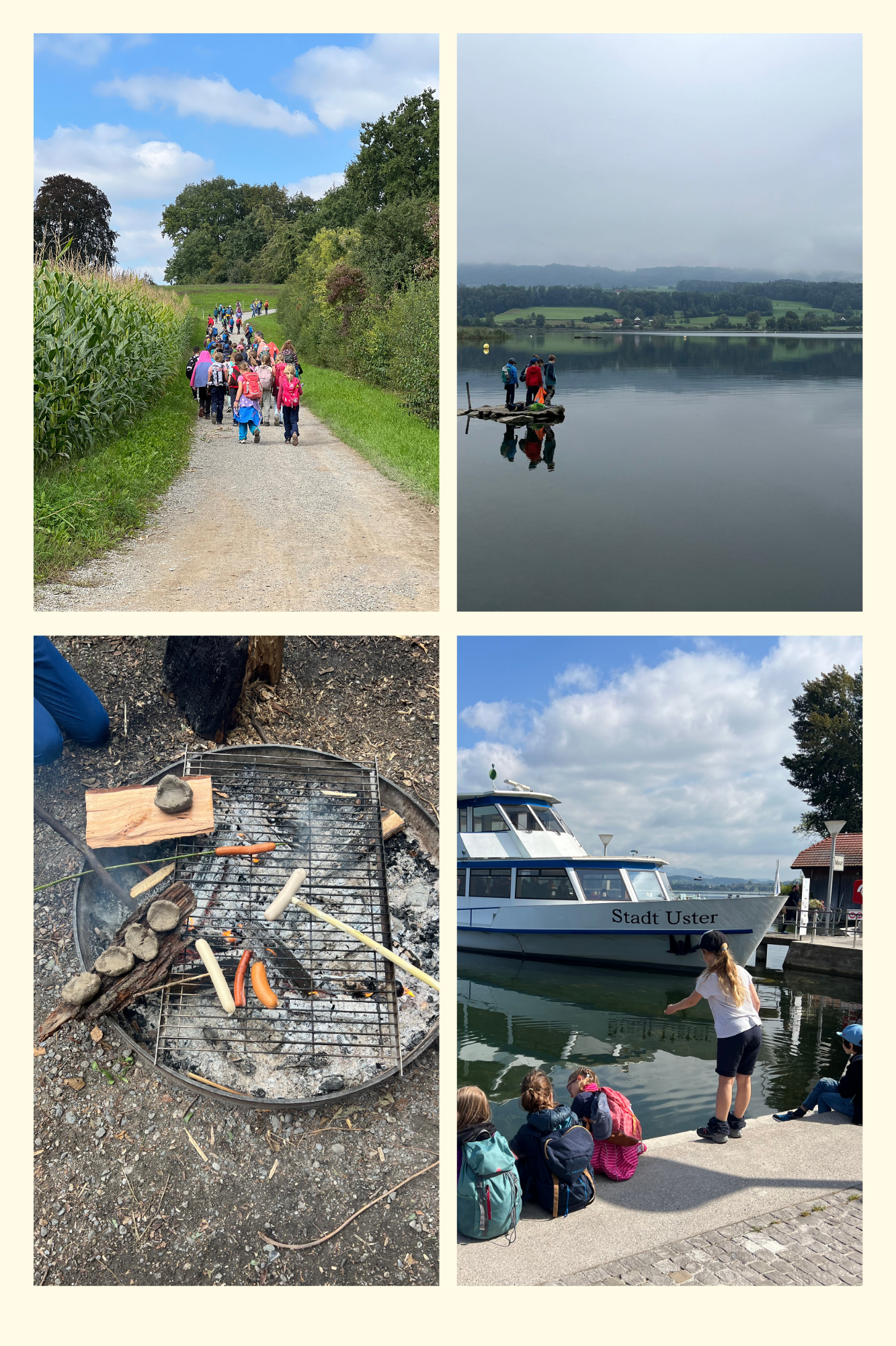 Collage Herbstwanderung