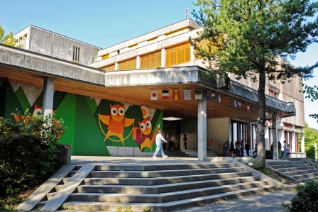Schulhaus Waldegg, Eingangsbereich