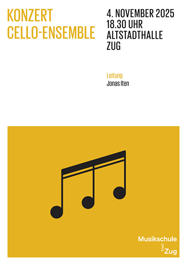 Konzert Cello Ensemble Jonas Iten