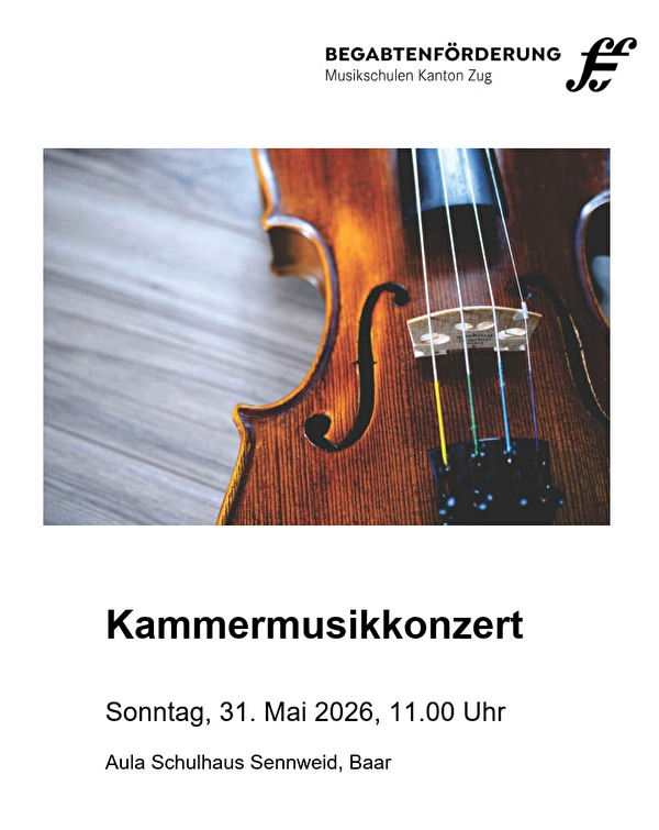Kammermusikkonzert Begabtenförderung