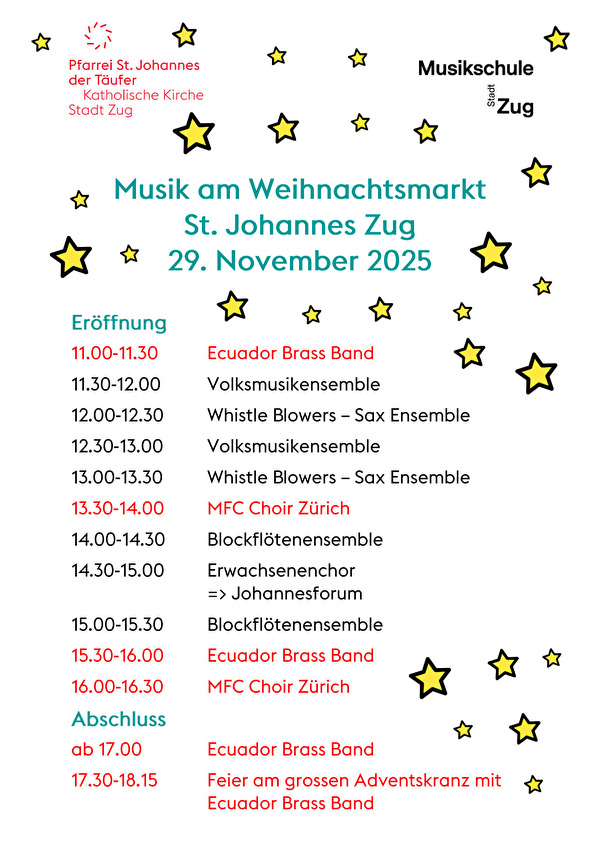 Weihnachtsmarkt St. Johannes 29.11.2025