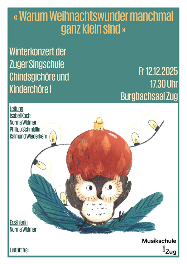 Winterkonzert Zuger Singschule