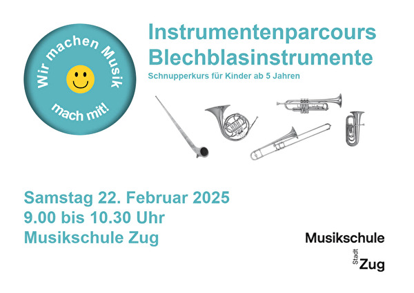 Instrumentenparcours Blechblasinstrumente