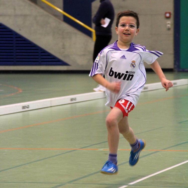Sprint beim Brennball.
