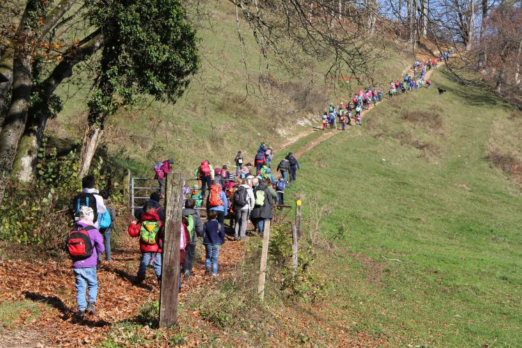 ... bevor wir schliesslich zur Naturfreundehütte losmarschierten.