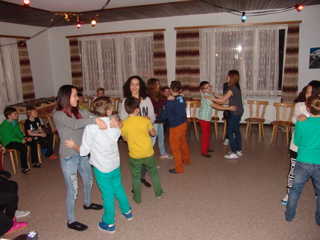 Die Stimmung ist schon am ersten Abend sehr gut!