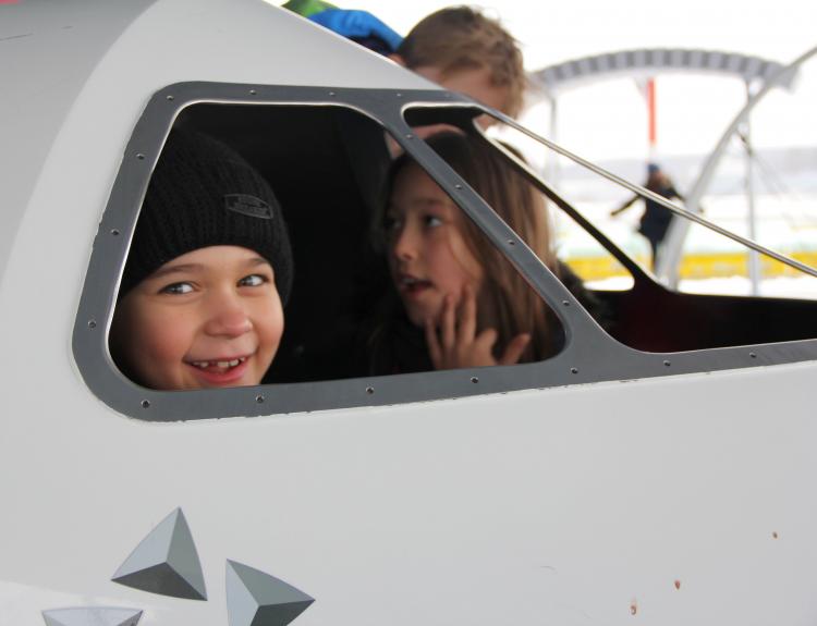 Die Piloten sind startbereit.