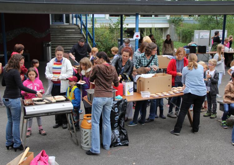 Der Grill mit seinen...