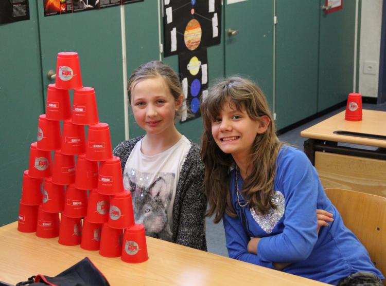 Sport Stacking am Nachmittag...