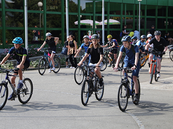 Velotour am Schulfestsporttag der Sekundarschule