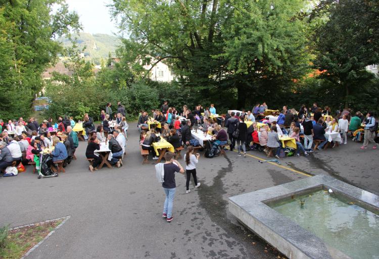 Ab 17 Uhr folgte der anschliessende Grillabend,...