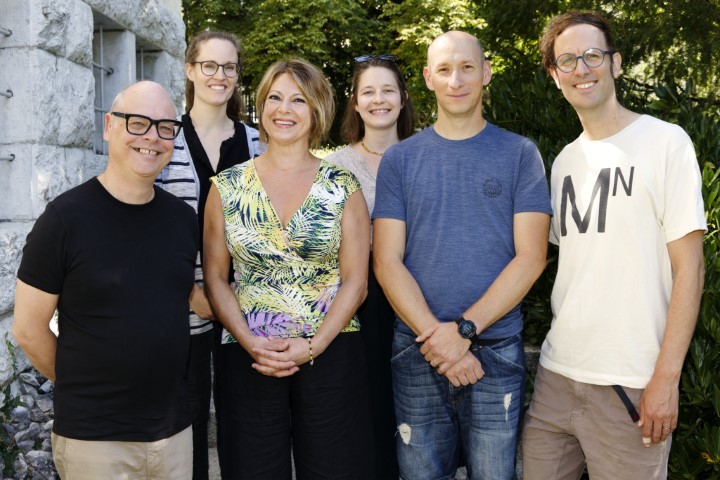 Roman Wyss, Anna Wittmer, Claire Charpentier, Carmen Hellbach, Imre Gajdos, Samuel Blatter (es fehlen: Patrick Bisang, Martin Masan, Jeannette Hellbach)