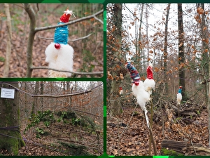 Weben im Wald