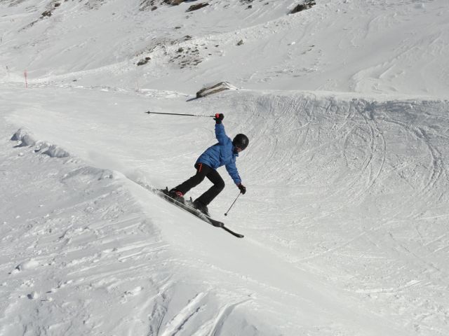 Valentino in der Half Pipe